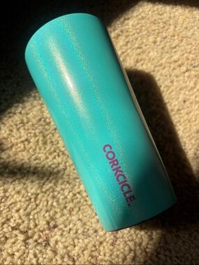 CORKCICLE 16 oz Tumbler Teal Aqua Sparkle